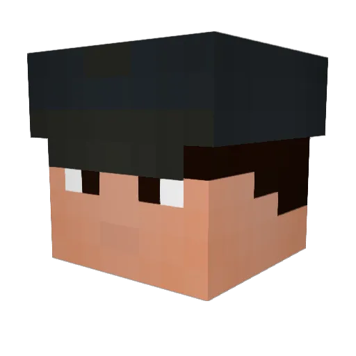 CarstenStahhl Minecraft avatar head, 3D render