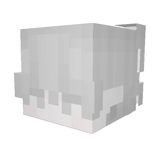 Carta_Jolly Minecraft avatar head, 3D render