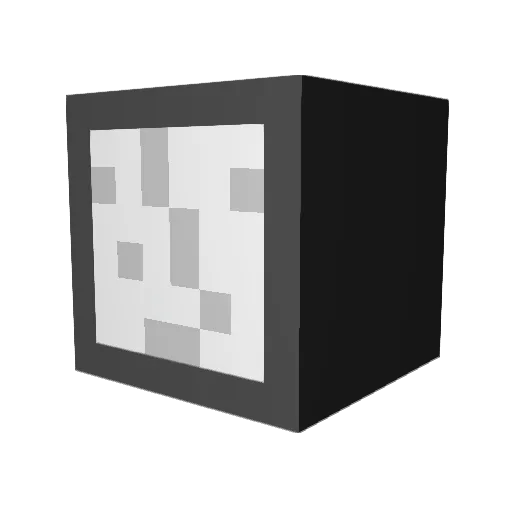 Carter0005 Minecraft avatar head, 3D render