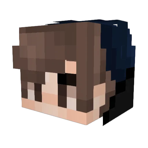 Carter02814 Minecraft avatar head, 3D render