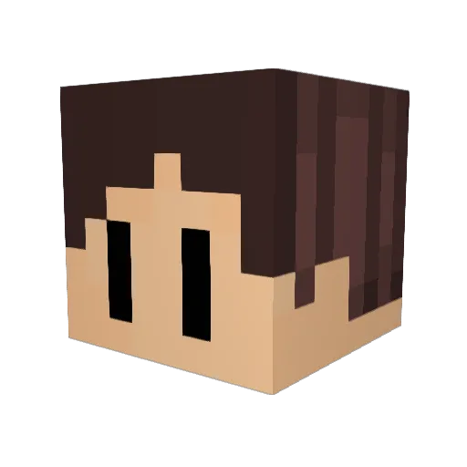 Carter8929yt Minecraft avatar head, 3D render