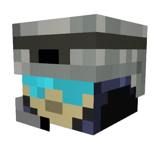 CarterJacob Minecraft avatar head, 3D render