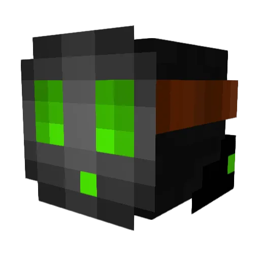Carter_JK Minecraft avatar head, 3D render