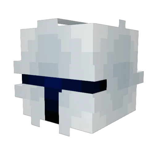 CartiEffect Minecraft avatar head, 3D render