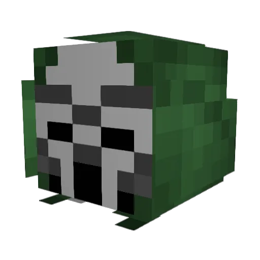 CartisCarts Minecraft avatar head, 3D render