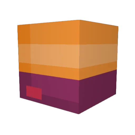 Cartizoll Minecraft avatar head, 3D render