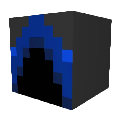 Cartmenzz Minecraft avatar head, 3D render
