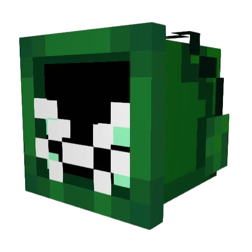 CartoonInsomnia Minecraft avatar head, 3D render