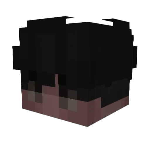 Carwdi Minecraft avatar head, 3D render