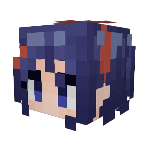 CaryLord Minecraft avatar head, 3D render