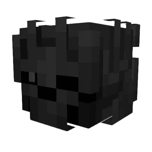 Carysen Minecraft avatar head, 3D render