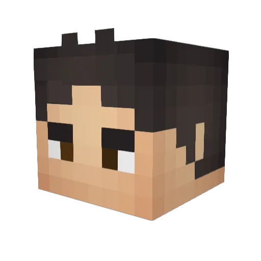 CasToad Minecraft avatar head, 3D render