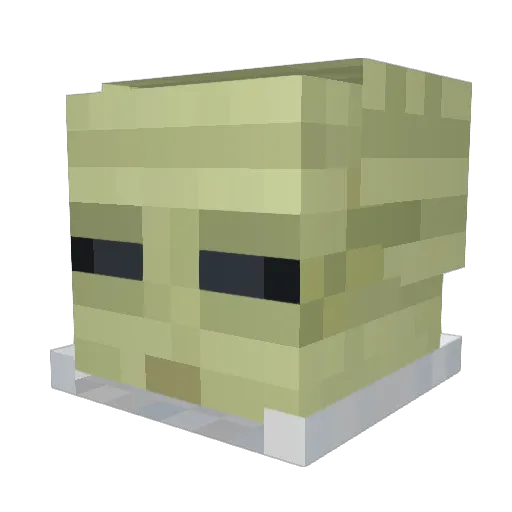 Casanova000 Minecraft avatar head, 3D render