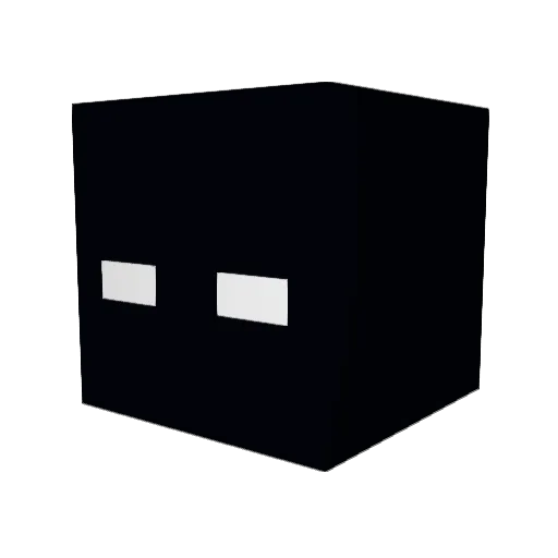 Case35 Minecraft avatar head, 3D render