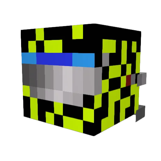 CaseMars785 Minecraft avatar head, 3D render