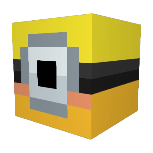 CaseParty730518 Minecraft avatar head, 3D render