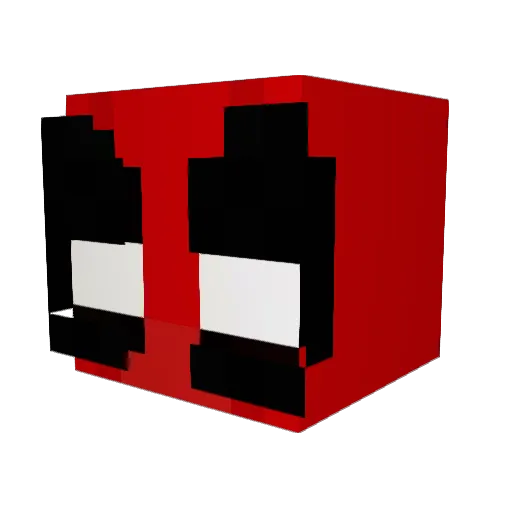 Casey14681 Minecraft avatar head, 3D render