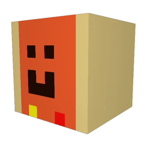 Casey_games555 Minecraft avatar head, 3D render