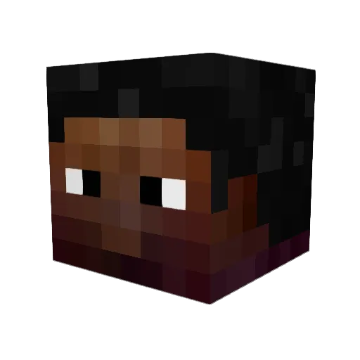 Caseyhill23 Minecraft avatar head, 3D render