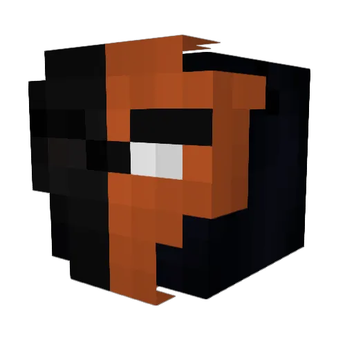 Caseynoodles Minecraft avatar head, 3D render