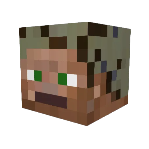 Cash67 Minecraft avatar head, 3D render