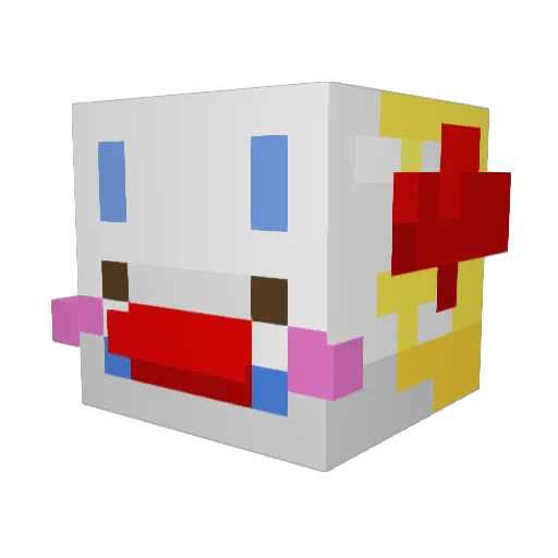 CashManpvper Minecraft avatar head, 3D render