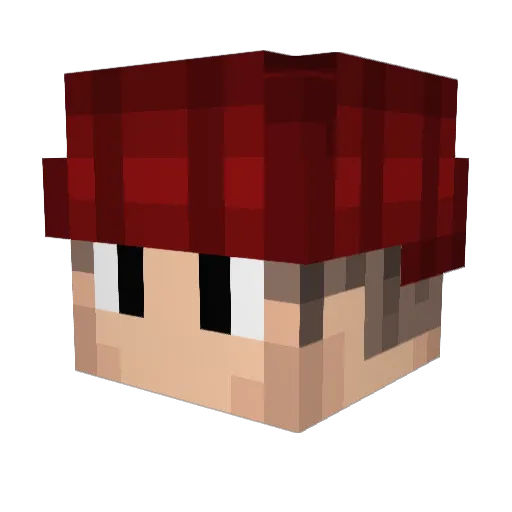 CashMoney012 Minecraft avatar head, 3D render