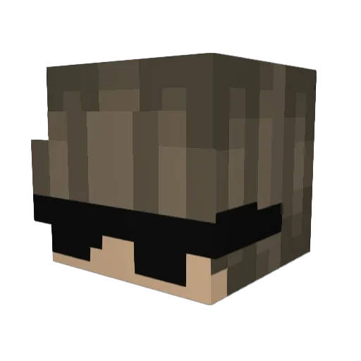 CashMoneyyyyyyy Minecraft avatar head, 3D render