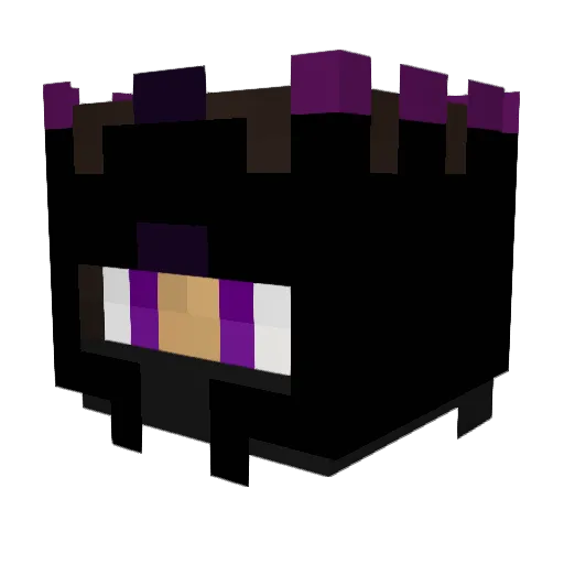Cashgeil Minecraft avatar head, 3D render