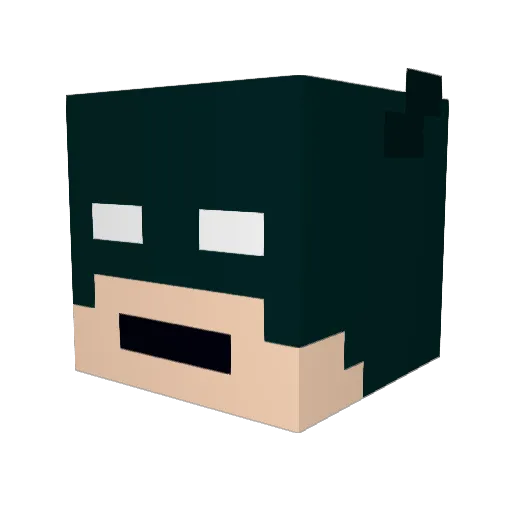 Cashkid32 Minecraft avatar head, 3D render