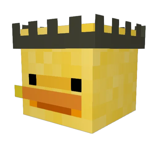 Cashpanda8 Minecraft avatar head, 3D render