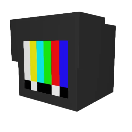 Cashrat Minecraft avatar head, 3D render