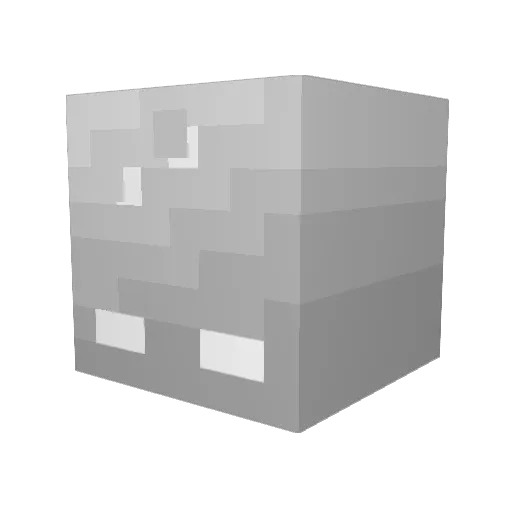 Casidrew Minecraft avatar head, 3D render