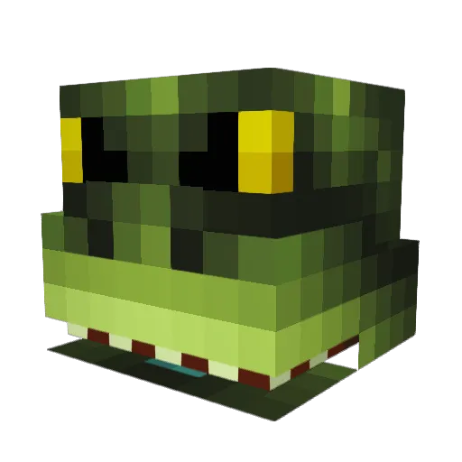 Casiflo Minecraft avatar head, 3D render