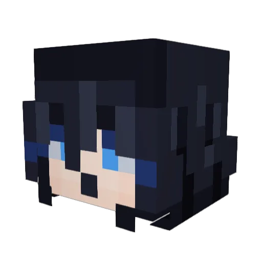 Casiiothy Minecraft avatar head, 3D render