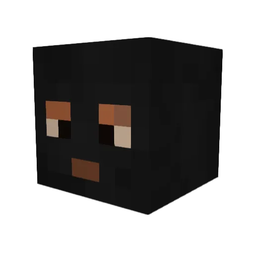 CasinoBot98 Minecraft avatar head, 3D render