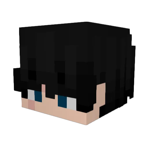Casp3rSmack7 Minecraft avatar head, 3D render