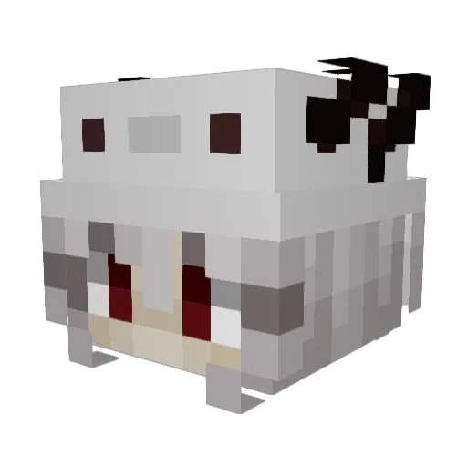 Caspar1337 Minecraft avatar head, 3D render
