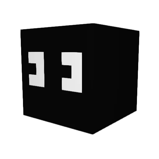Casper1112 Minecraft avatar head, 3D render