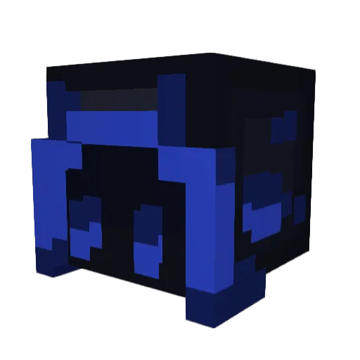 CasperAngel Minecraft avatar head, 3D render