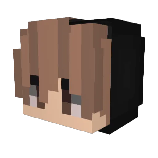 CasperOwz Minecraft avatar head, 3D render
