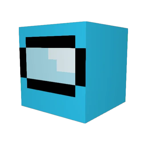 Caspiann Minecraft avatar head, 3D render