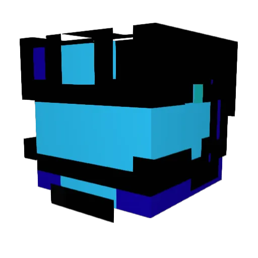 CasroCSI5 Minecraft avatar head, 3D render