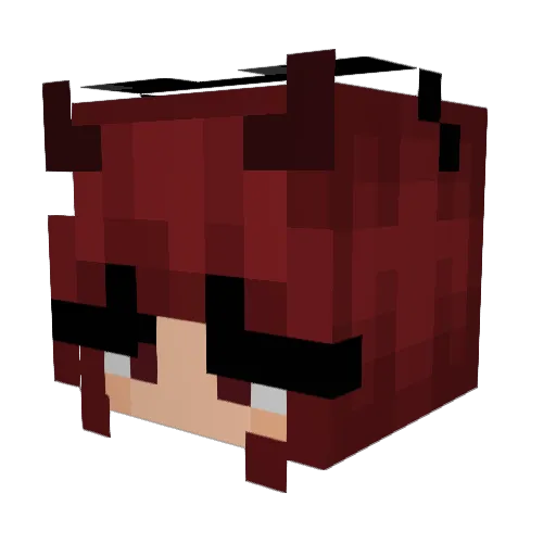Cass1dyxo_ Minecraft avatar head, 3D render