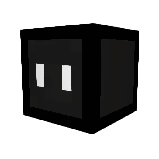 CassBah Minecraft avatar head, 3D render