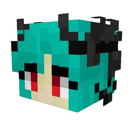 Cassandra2321 Minecraft avatar head, 3D render