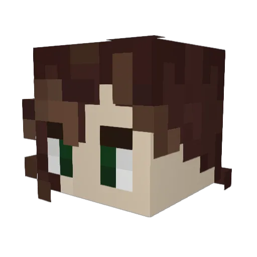 Cassidy_473 Minecraft avatar head, 3D render