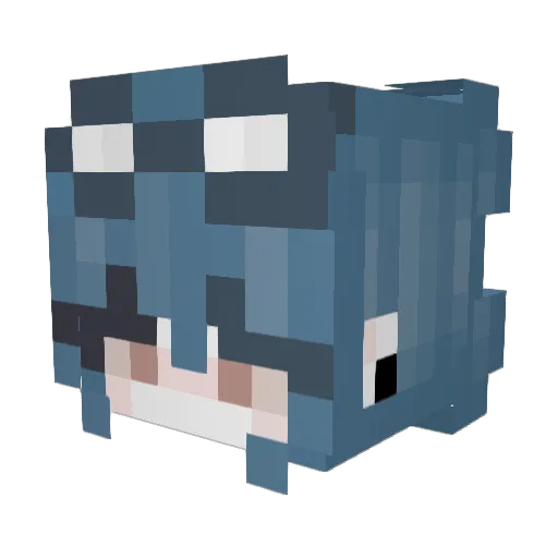 CassieDied Minecraft avatar head, 3D render