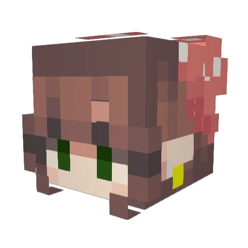 Cassie_Grace Minecraft avatar head, 3D render