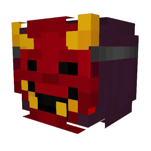 Cassuli Minecraft avatar head, 3D render